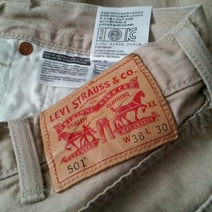 1994 Mens Levis 501 Buttonfly Jeans Sz 38/30